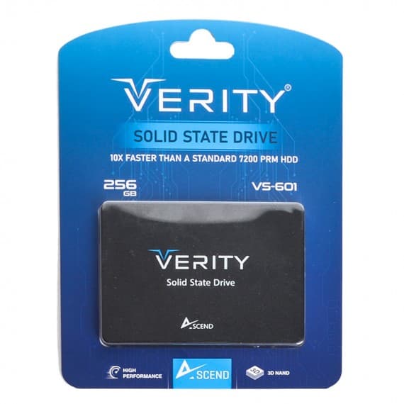 هارد SSD اینترنال وریتی VERITY مدل S601 ظرفیت 256 گیگابایت — تصویر ۱۰