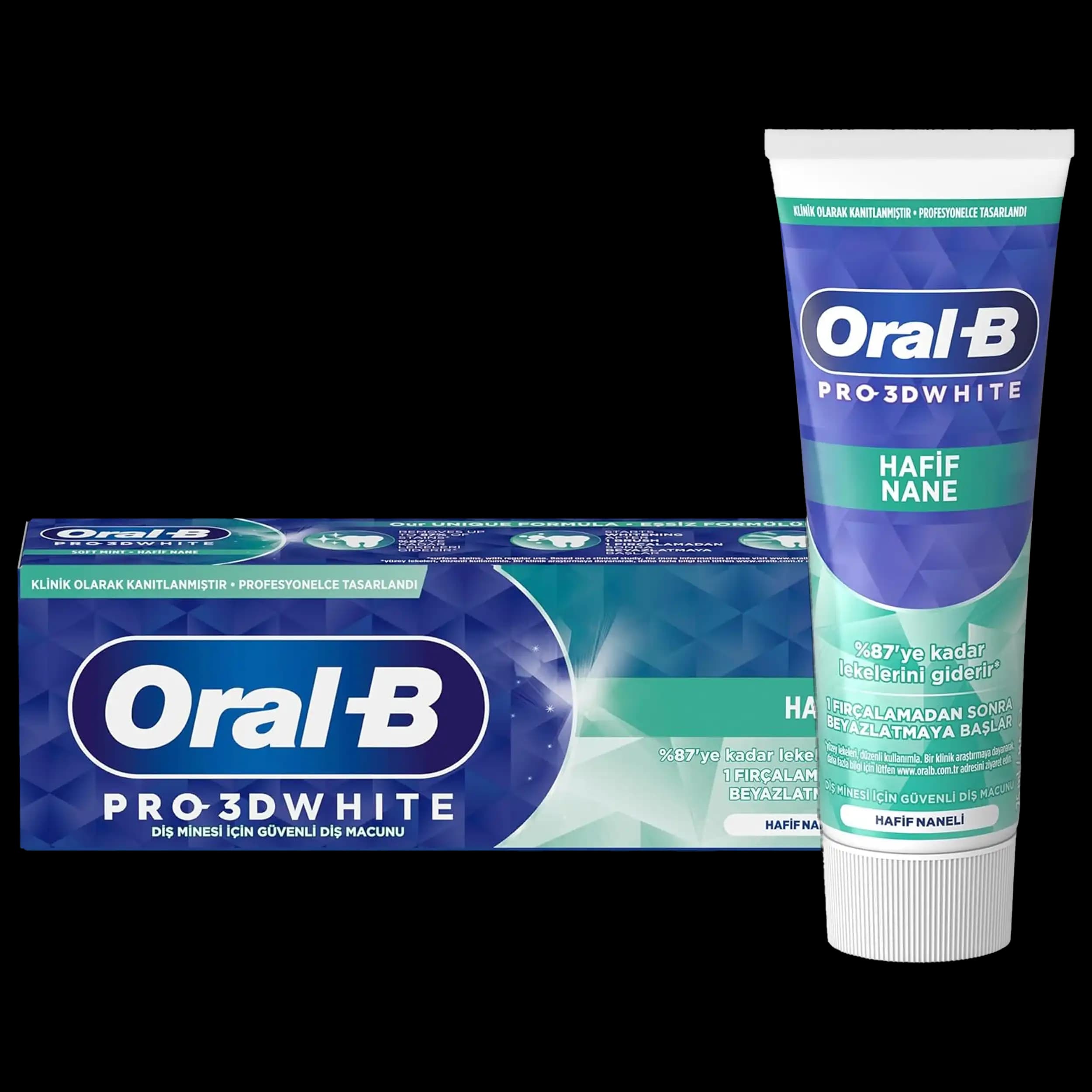 خمیردندان سفید کننده نعنا ملایم اورال بی | Oral-B Pro 3D White Mild Mint Toothpaste 75ml