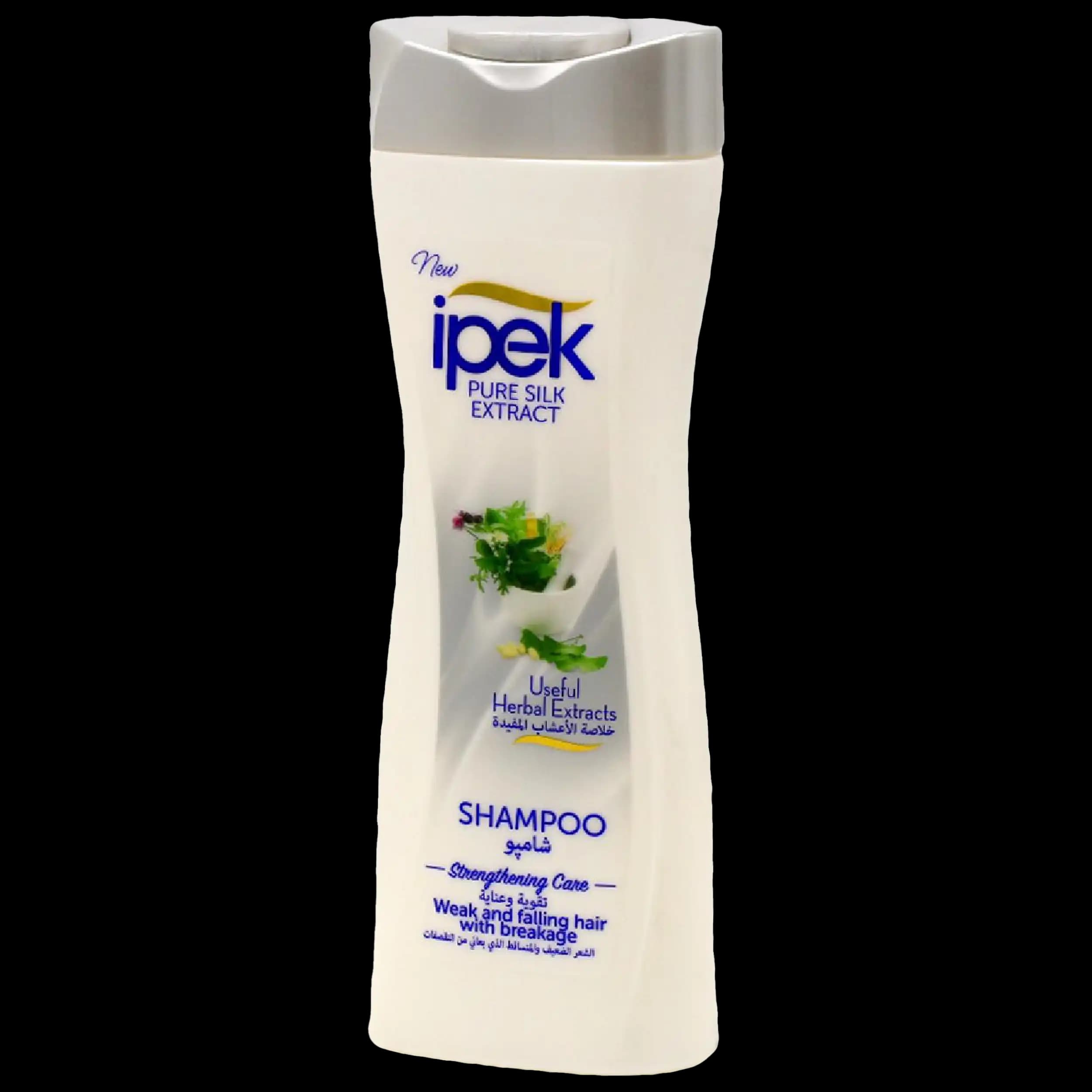 شامپو ابریشم گیاهی موهای ضعیف و شکننده ایپک | Ipek Herbal Silk Shampoo for Weak and Brittle Hair 600ml