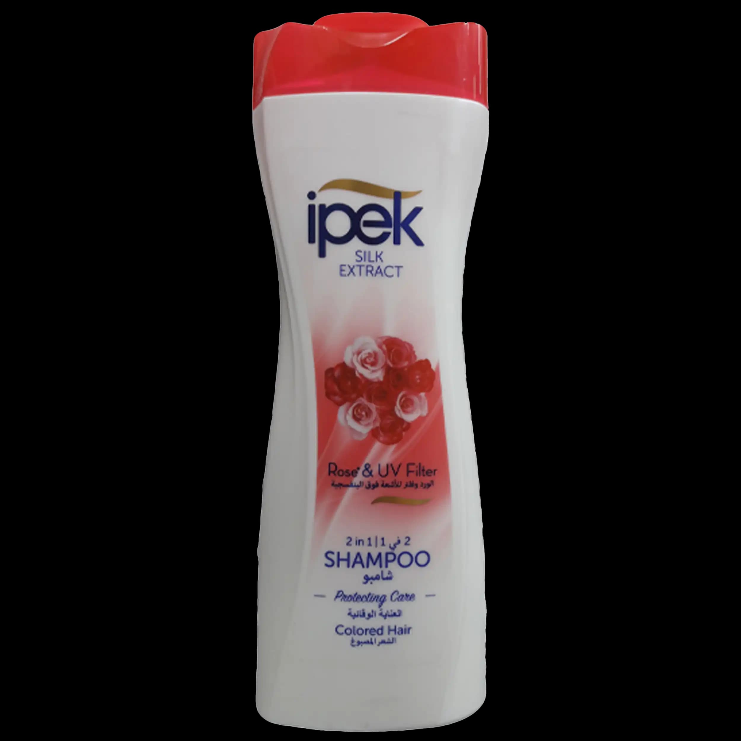 شامپو ابریشمی ۲ در ۱ گل رز و فیلتر UV موهای رنگ شده ایپک | Silk Shampoo 2-in-1 Rose Extract & UV Filter For Colored Hair 600ml