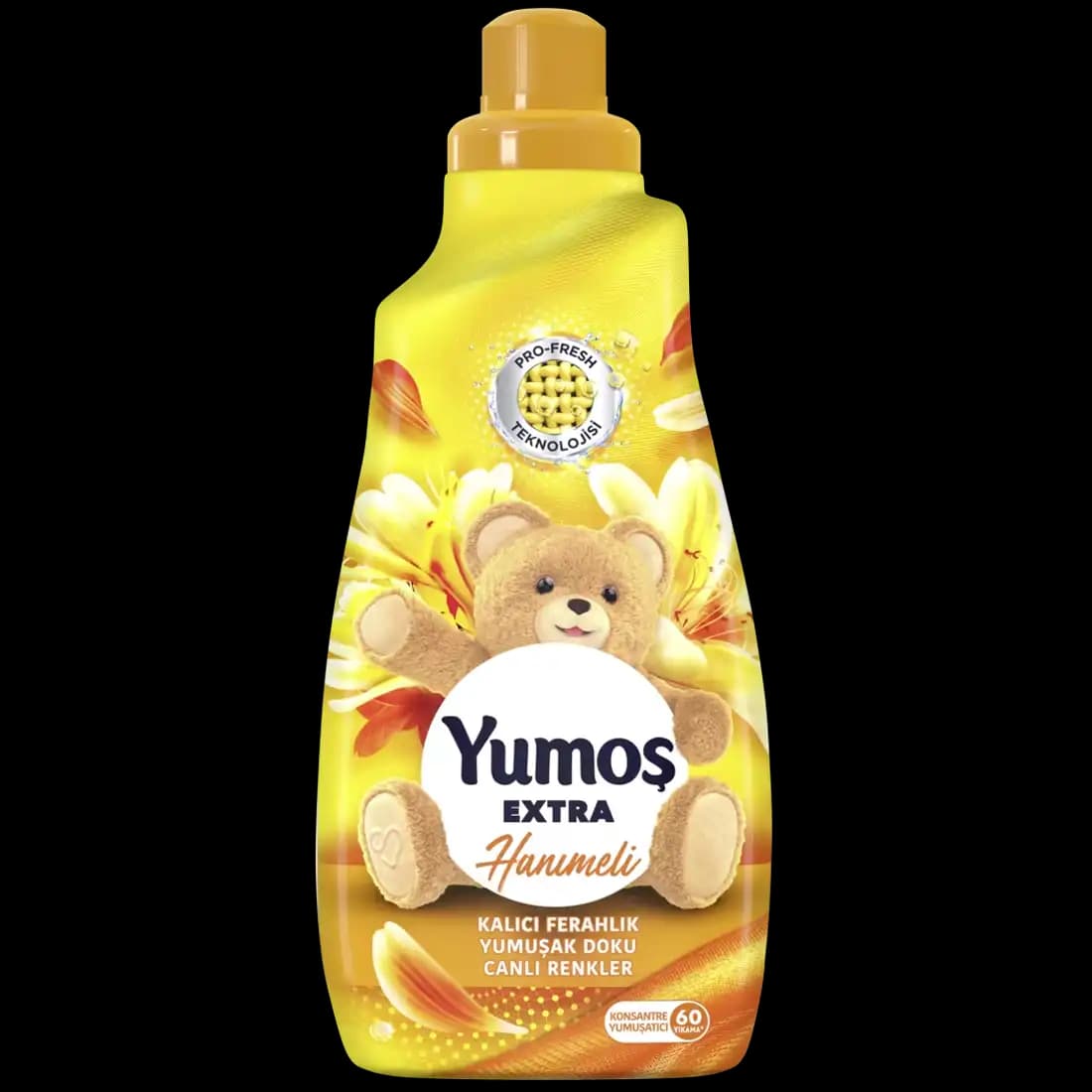 نرم کننده یوموش زرد رایحه گل پیچ امین الدوله | Yumoş Extra Hanımeli 1440ml
