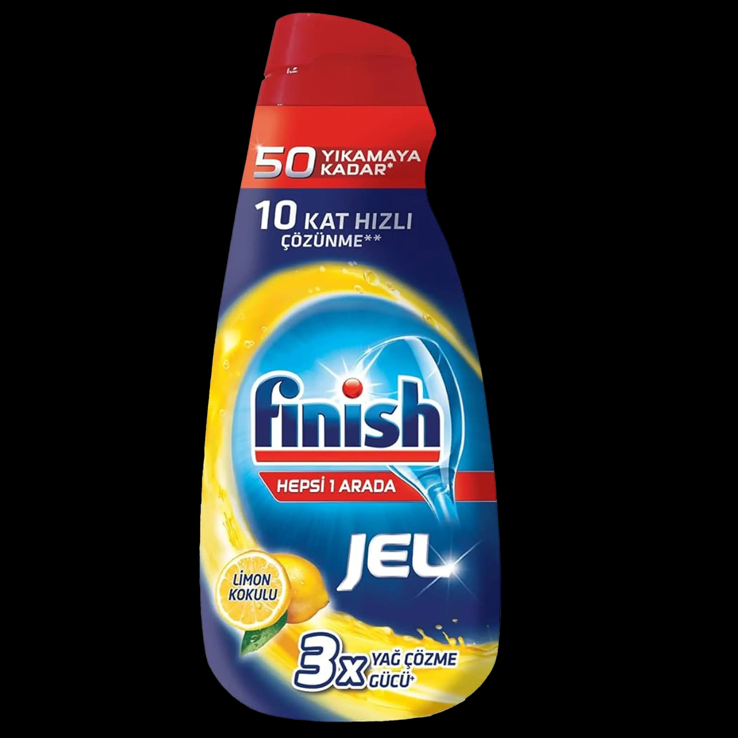 ژل ماشین ظرفشویی همه کاره با رایحه لیمو فینیش | Finish Dishwasher Machine Detergent Gel Lemon 1000ml — تصویر ۲