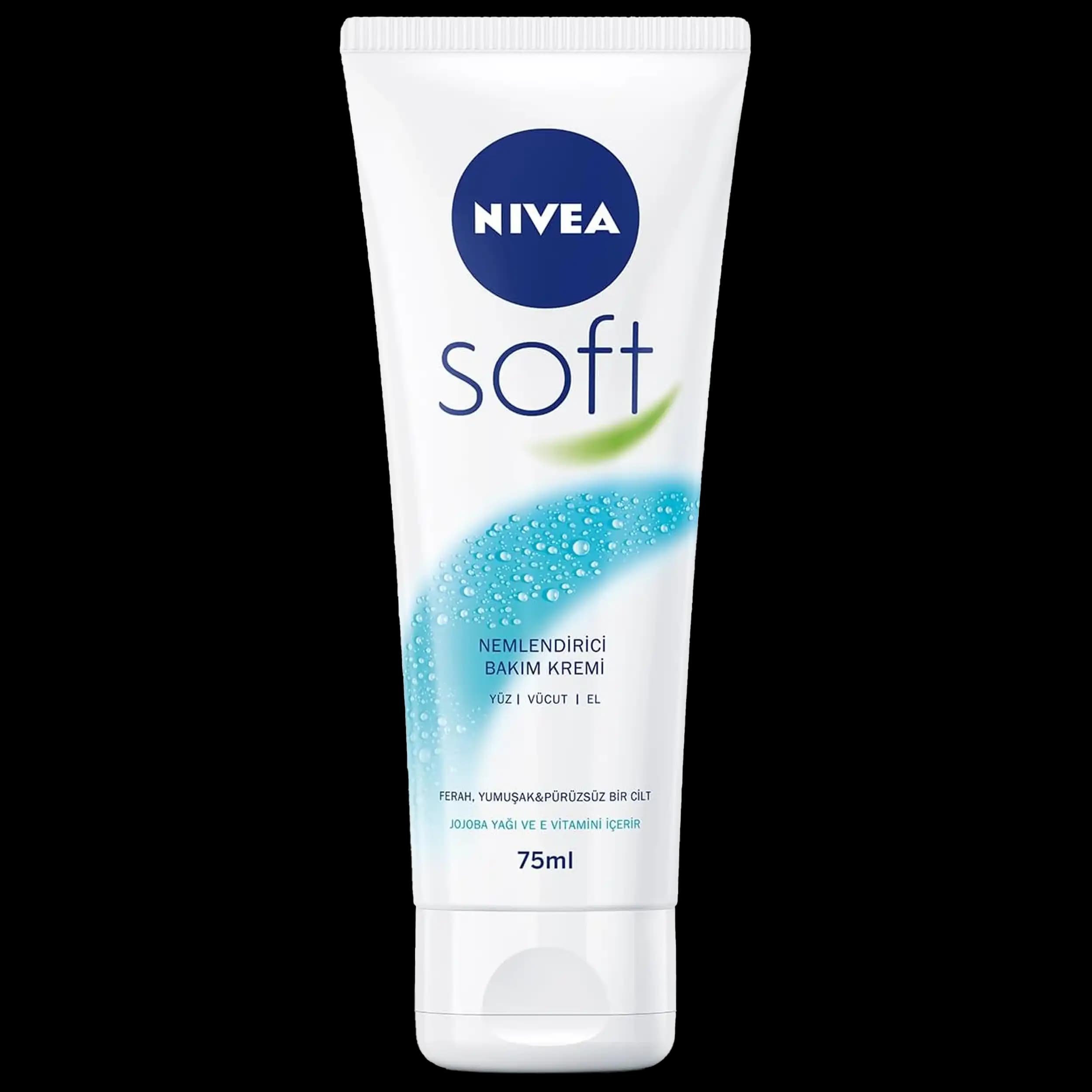 کرم تیوپی نیوا سافت | Nivea soft tube cream 75ml