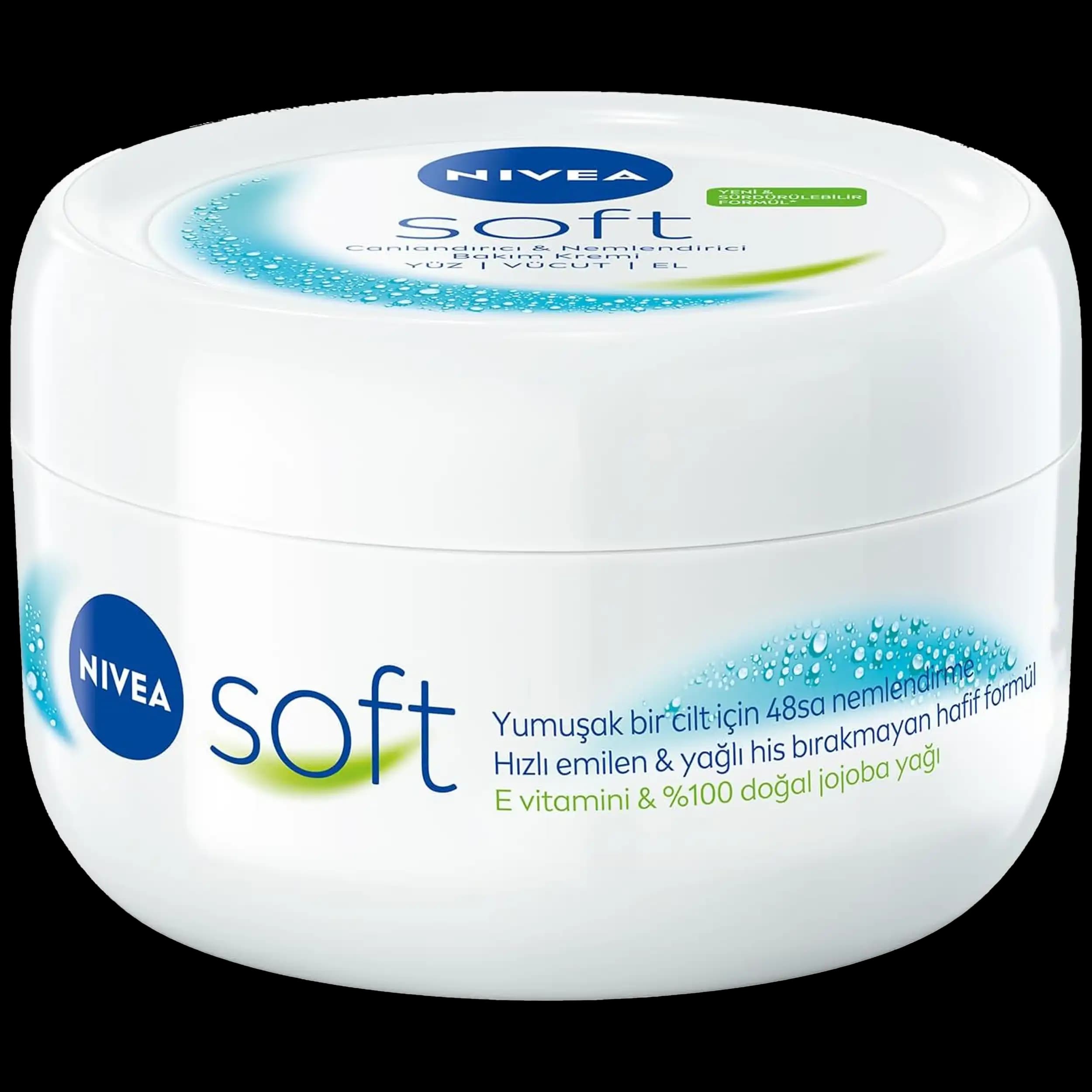 کرم کاسه ای نیوا سافت | Nivea soft cream 200ml