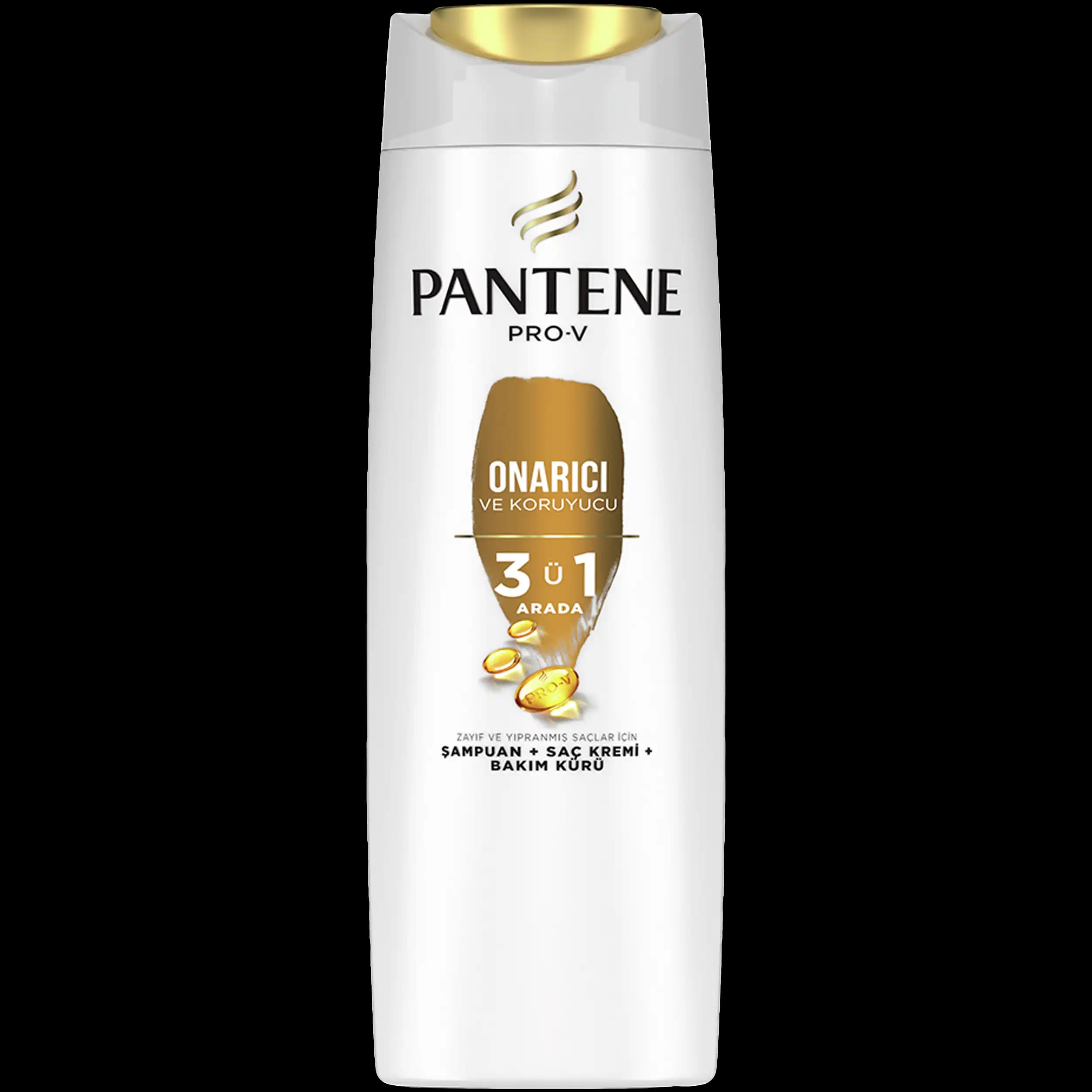 شامپو ترمیم کننده و محافظت کننده 3در1 پنتن | Pantene Pro‑V Onarici Ve Koruyucu 3in1 Shampoo 350ml — تصویر ۴