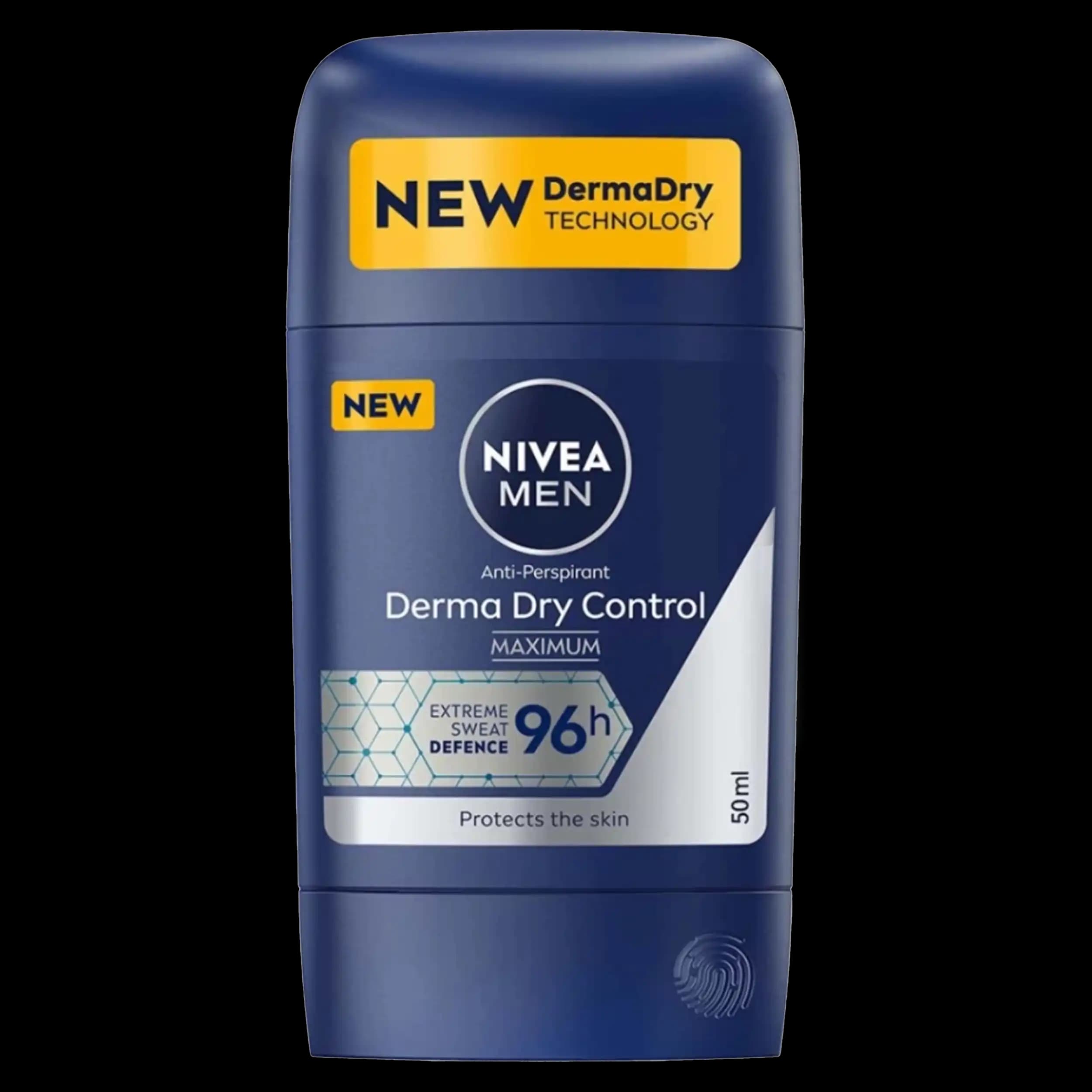مام استیک صابونی مردانه کنترل خشکی پوست نیوا | NIVEA MEN Derma Dry Control Anti-Perspirant Stick 50ml