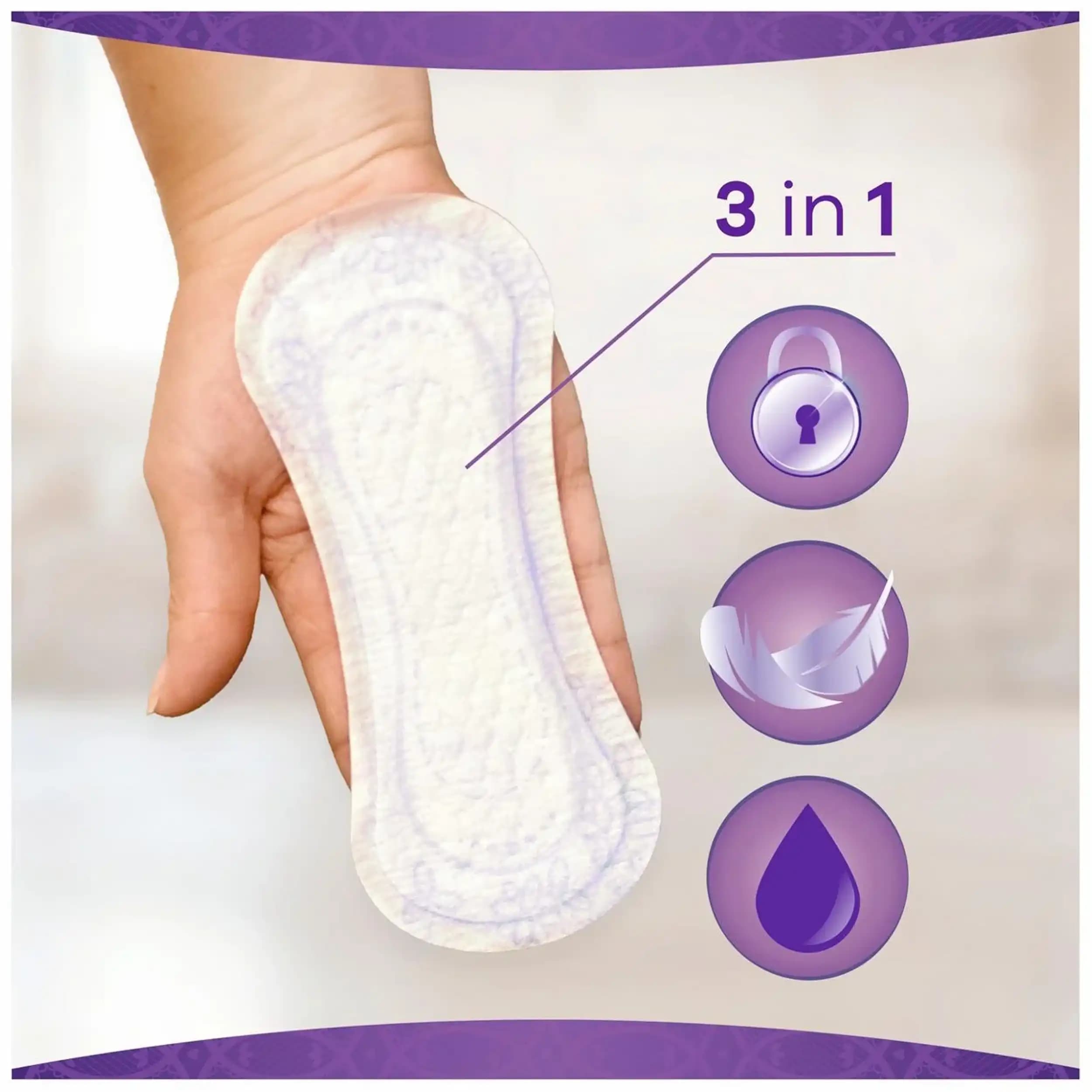 پد بانوان محافظت روزانه سایز نرمال الویز 30 عددی | Always Daily Protect Normal 30pcs — تصویر ۱۱