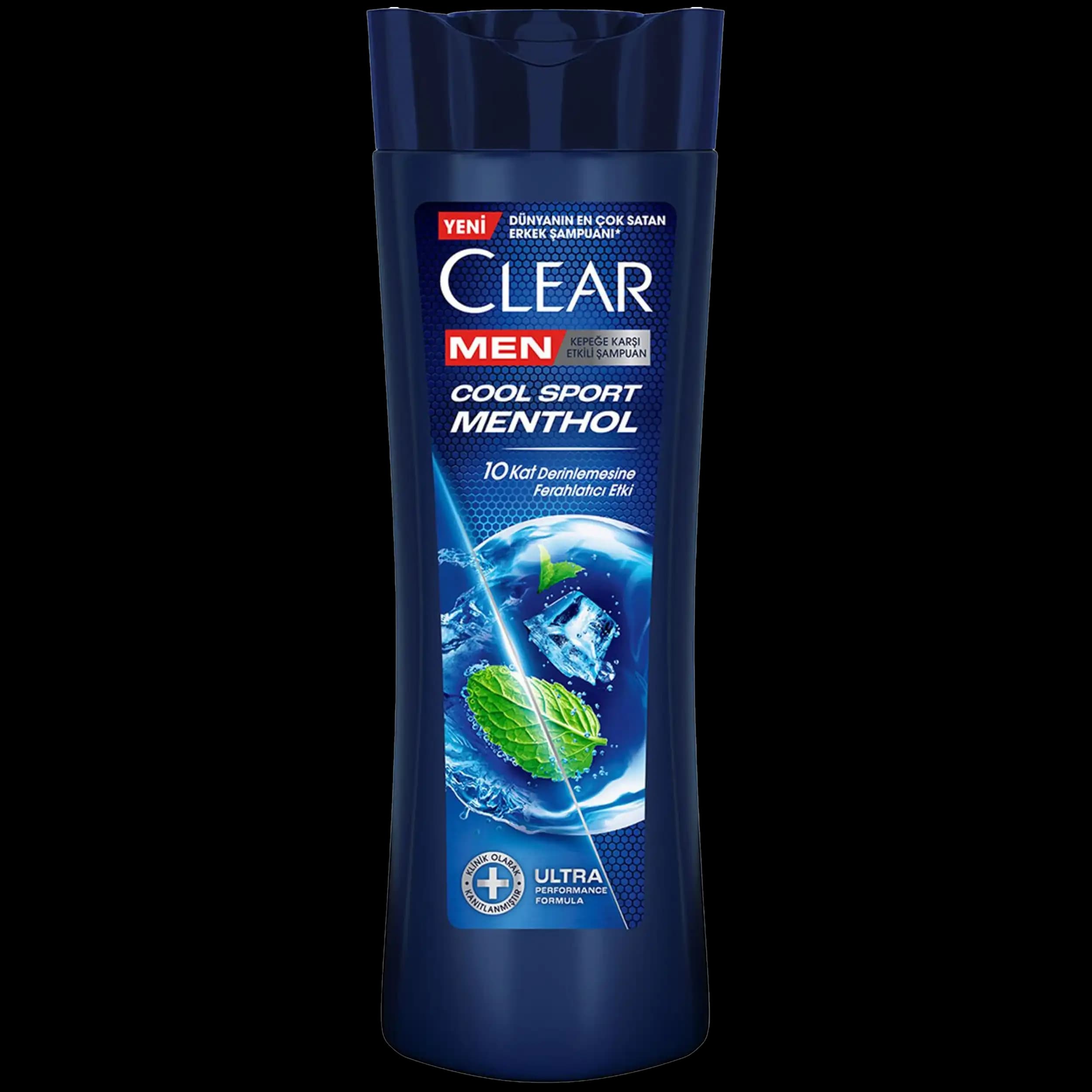 شامپو مردانه کلیر خنک کننده ورزشی نعنا | CLEAR Men Cool Sport Menthol Anti‑Dandruff Shampoo 350 ml