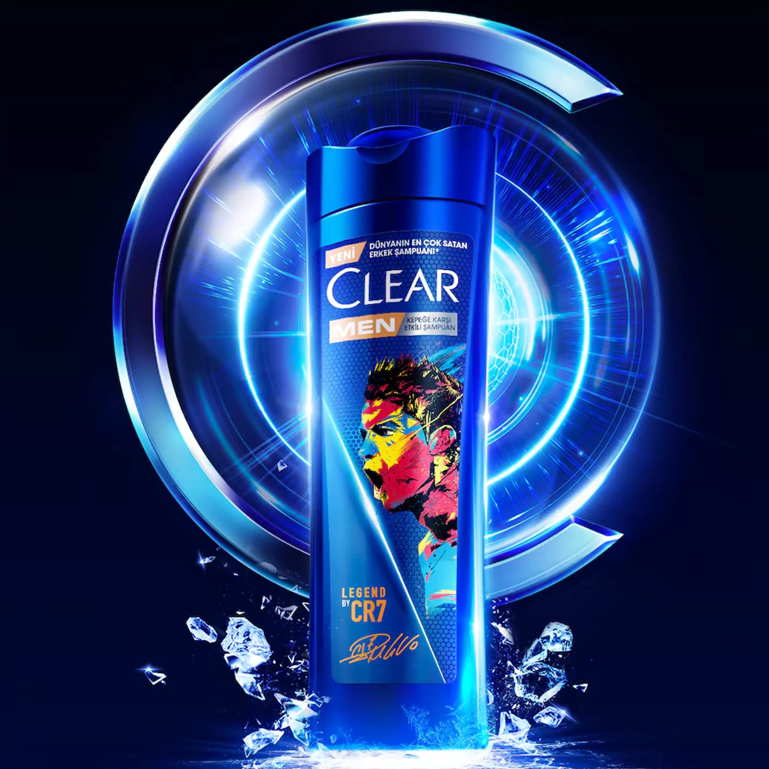 شامپو مردانه کلیر ضد شوره رونالدو | CLEAR Men Ronaldo Limited Edition Shampoo 350 ml — تصویر ۶