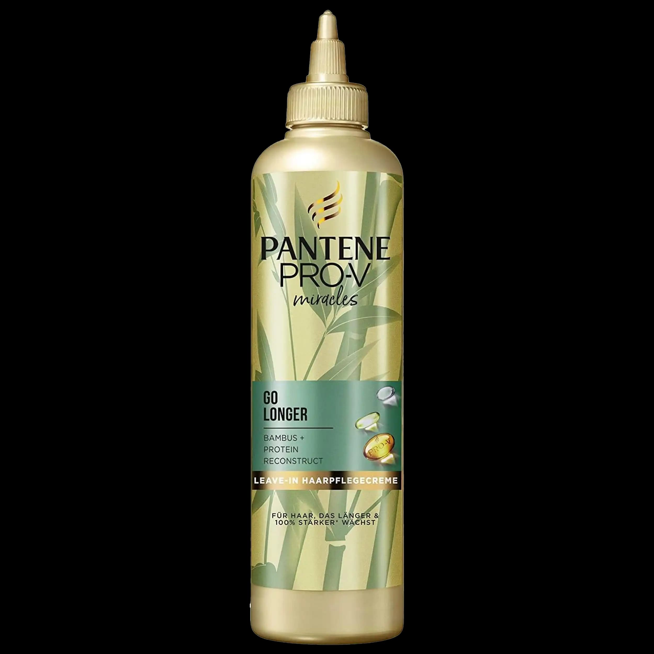 کرم مو موشکی سبز پروتینه بامبو موهای بلند پنتن | Pantene Go Longer Cream 270ml