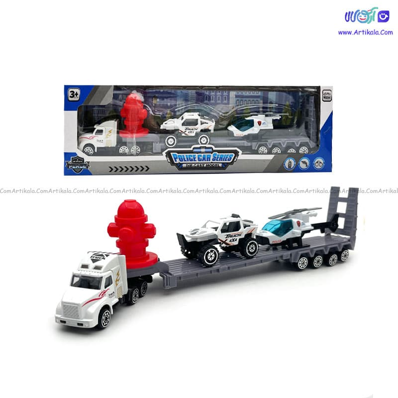 ست ماشین بازی پلیس مدل Diecast