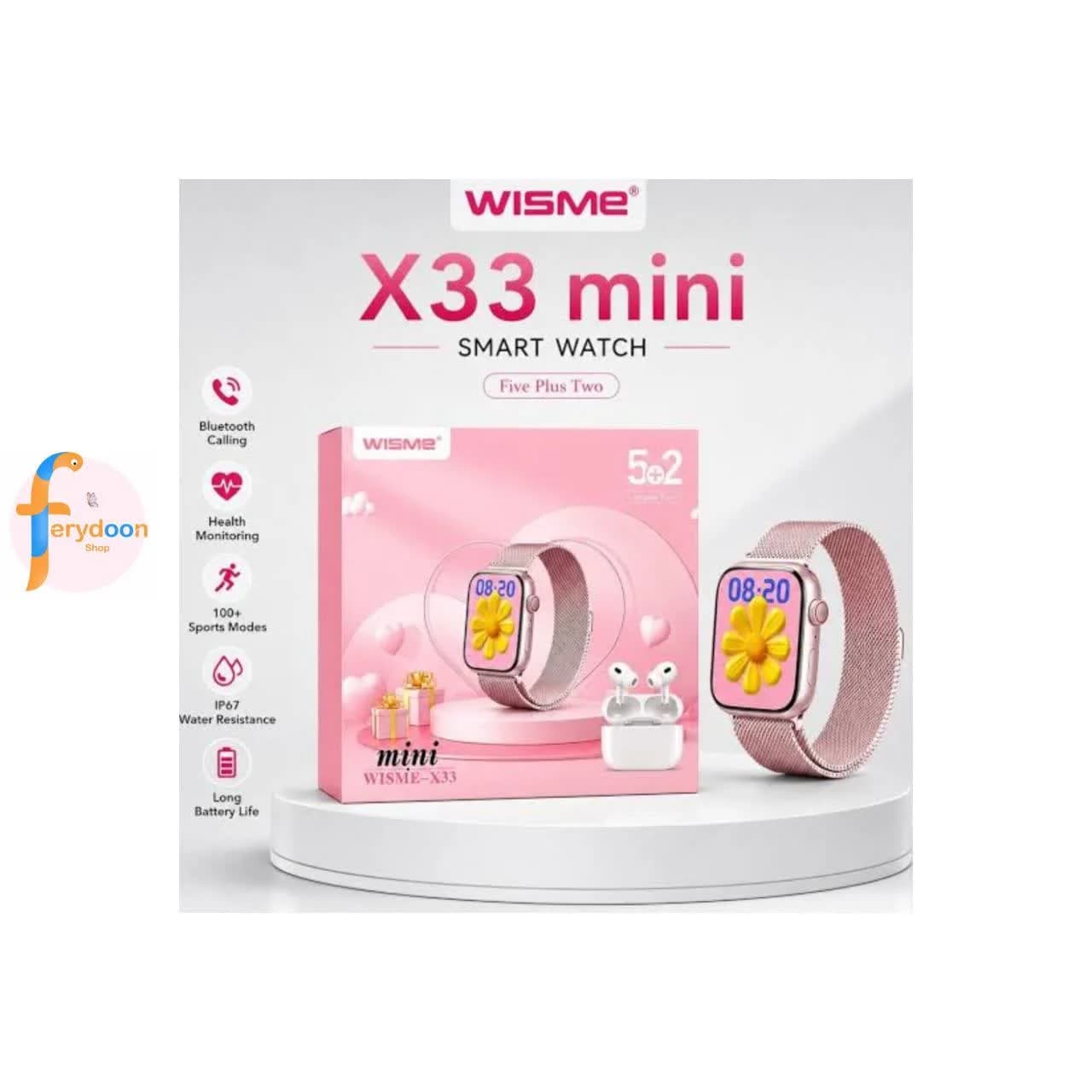 ساعت هوشمند WISME مدل X33 Mini — تصویر ۱۲