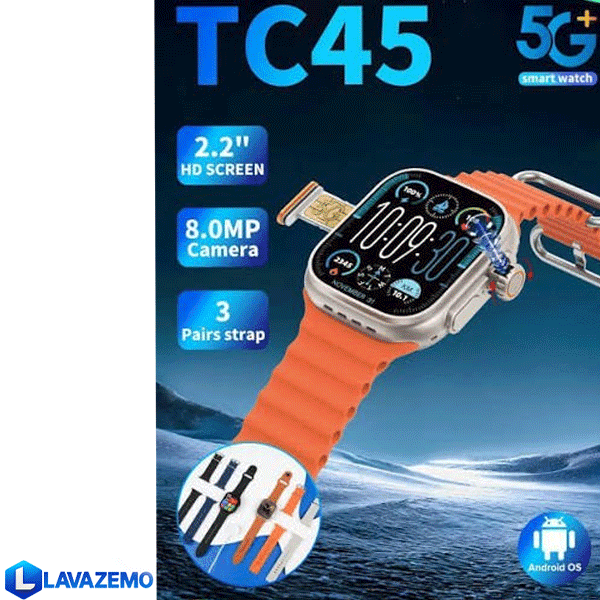 ساعت سیم‌کارت خور تلزیل مدل TC45 اولترا — تصویر ۹