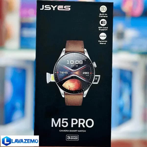 ساعت هوشمند دوربین‌دار M5 Pro سیم کارت خور — تصویر ۳