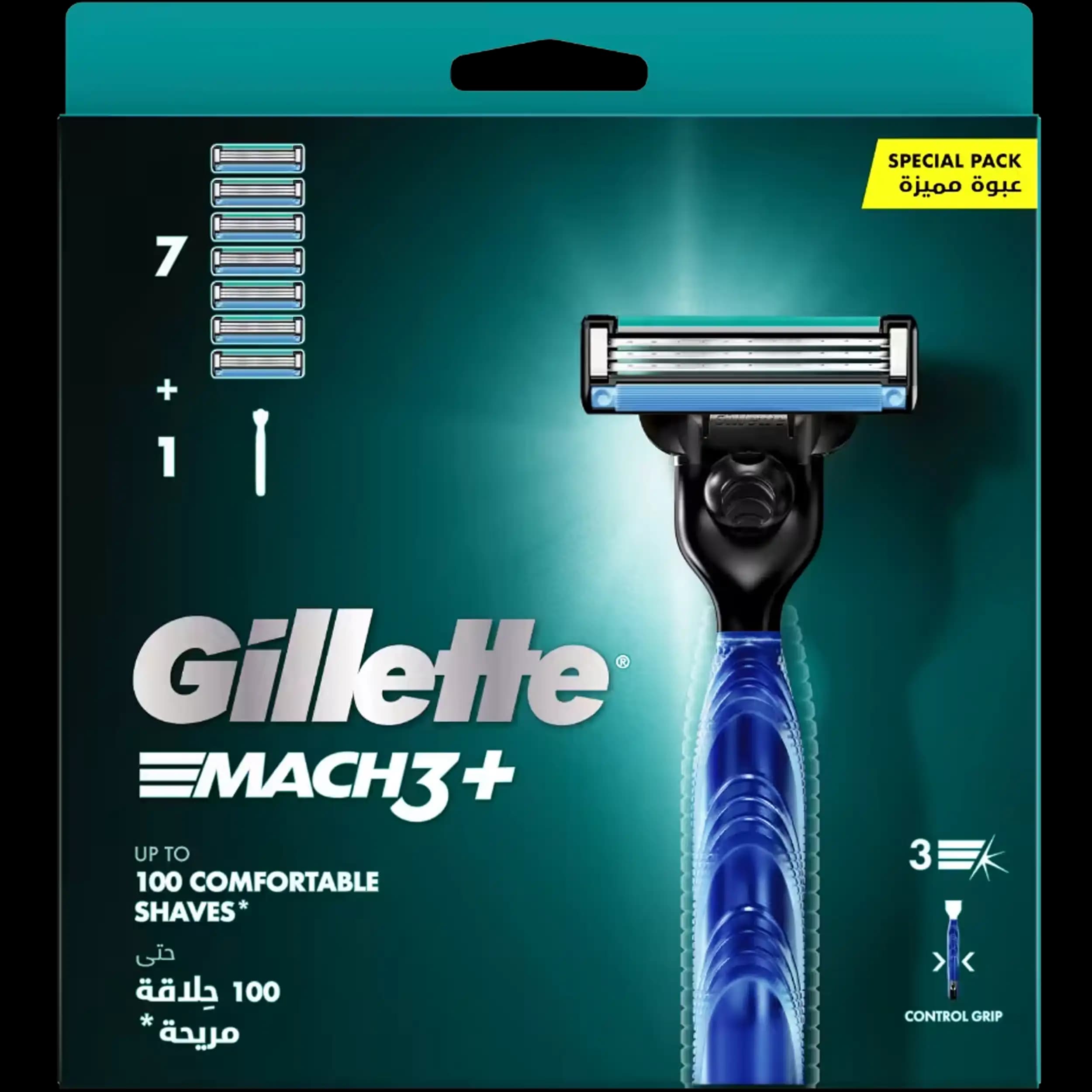 ژیلت مچ 3 پلاس 7 یدک | Gillette Mach3 Razor