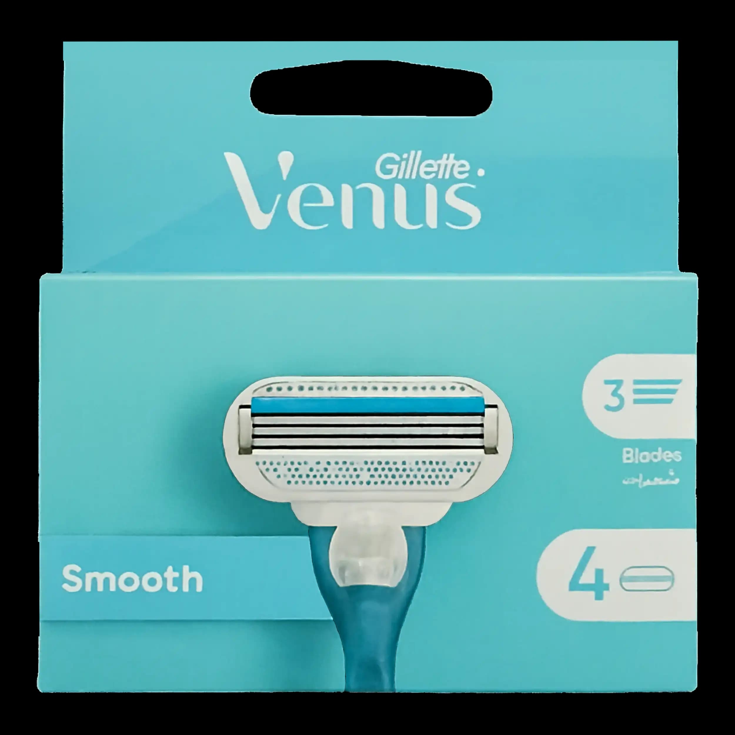 یدک ژیلت ونوس اسموت 4 عددی | Smooth Refills — تصویر ۲