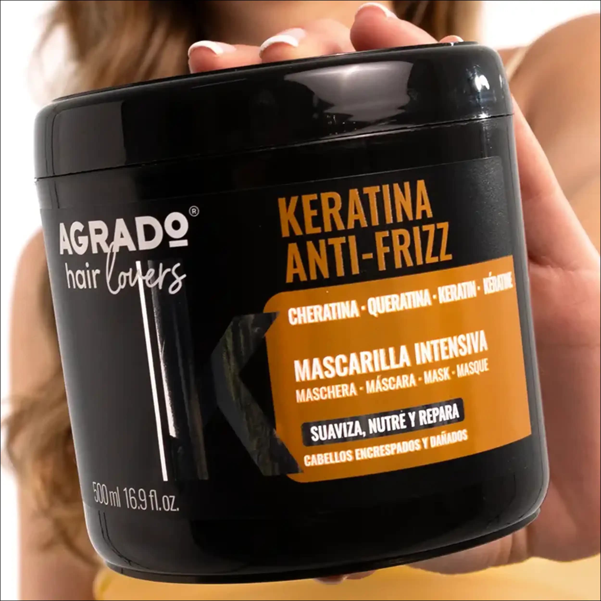 ماسک مو کراتینه آگرادو | Agrado Keratin Hair Mask 500 ml — تصویر ۵