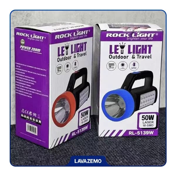 چراغ قوه ROCK LIGHT مدل RL_5139W — تصویر ۲