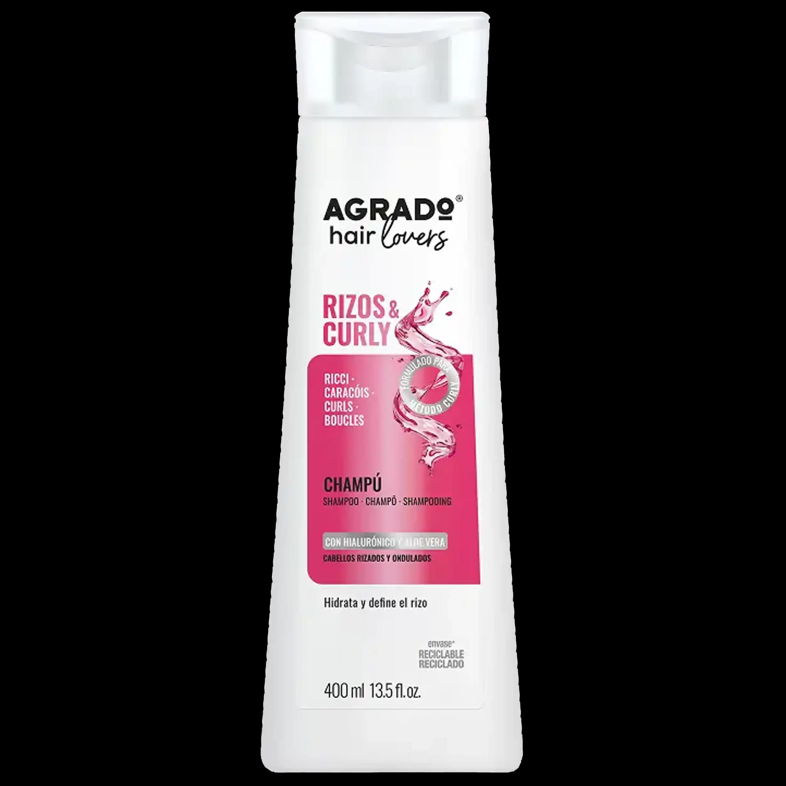 شامپو موهای فر و مجعد آگرادو | Agrado Shampoo Curly 400ml