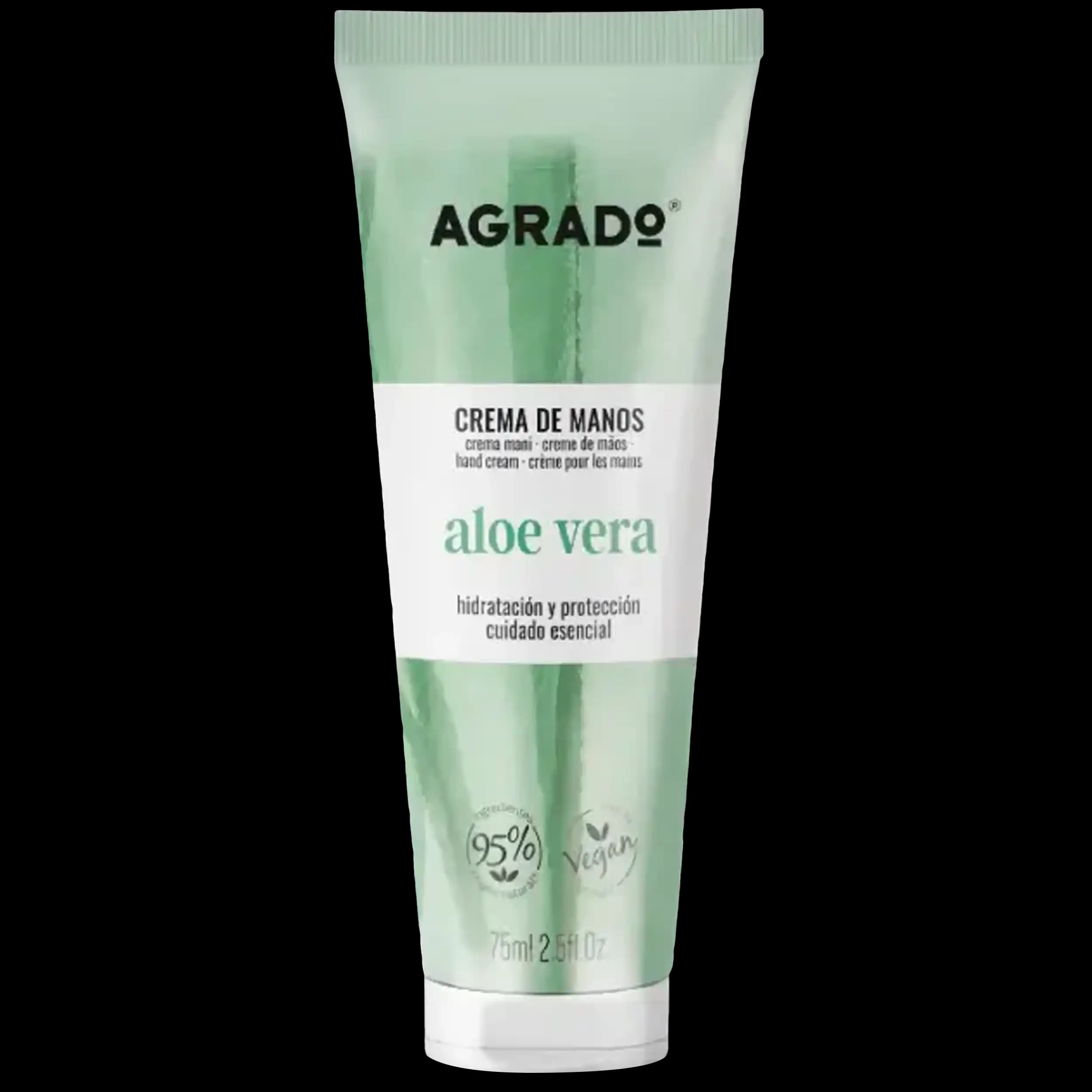 کرم دست تیوپی آلوئه ورا آگرادو | Agrado Hand Cream Aloe Vera 75ml