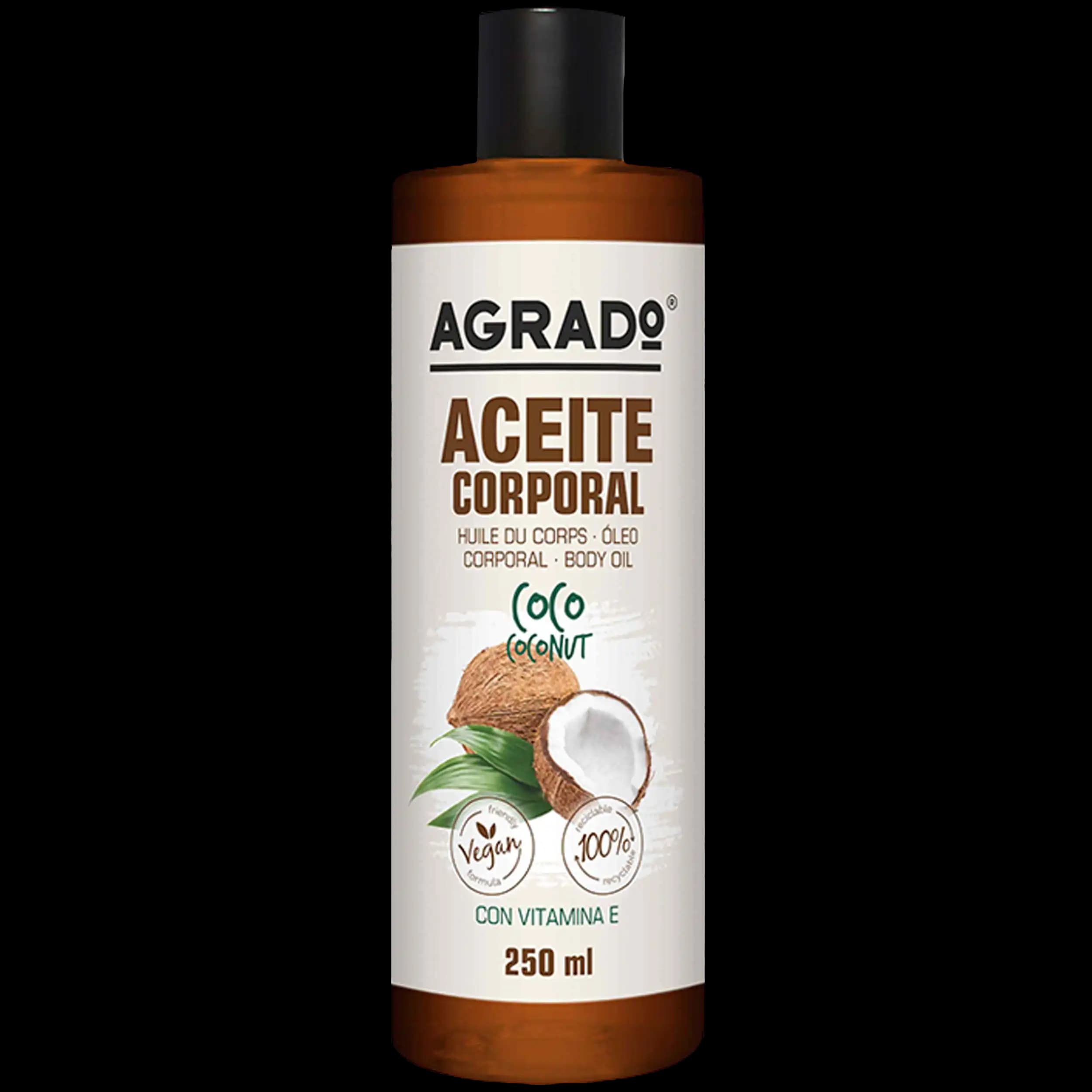 روغن بدن نارگیل آگرادو | Agrado Coconut Body Oil 250ml