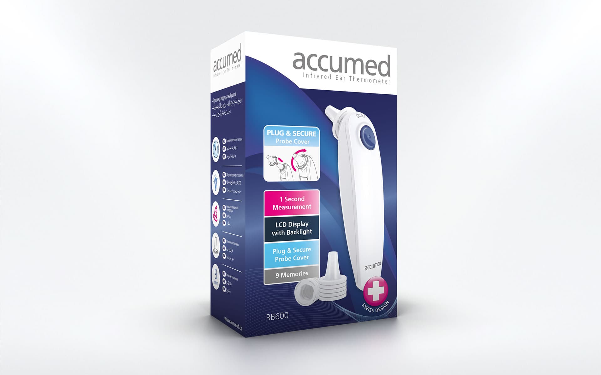 تب سنج دیجیتال اکیومد مدل Accumed RB600 — تصویر ۳