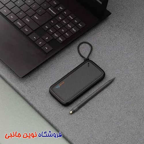 پاوربانک پرودو بلو مدل PB-BPWBNK ظرفیت 10000 میلی آمپر ا Porodo Blue PB-BPWBNK-BK Powerbank 10000mAh ( تک / عمده ) — تصویر ۳
