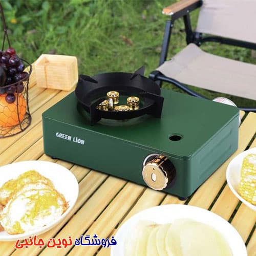 اجاق گاز سفری مینی گرین لاین مدل 4Burner mini قابل حمل | Green Lion 4burner mini Travel cassette stove ( تک / عمده ) — تصویر ۷