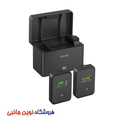میکروفون یقه ای بی سیم گرین لاین مدل GLM Professional GNPGLMWMICBK عملکرد 10 ساعته | Green Lion GLM Professional GNPGLMWMICBK Collar Microphone (تک/عمده)