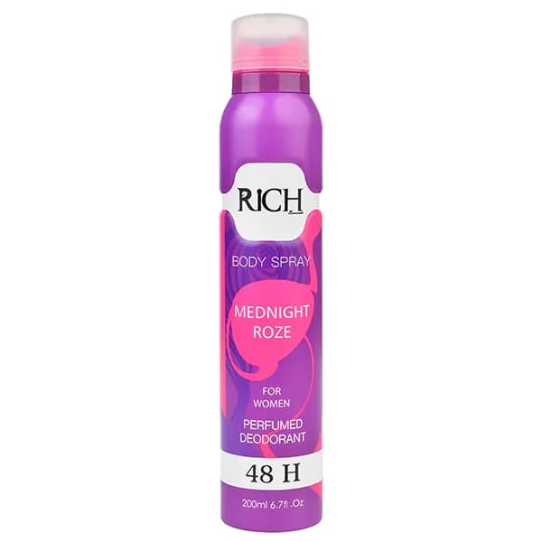 اسپری خوشبو کننده زنانه میدنایت رز ریچ 200Ml
