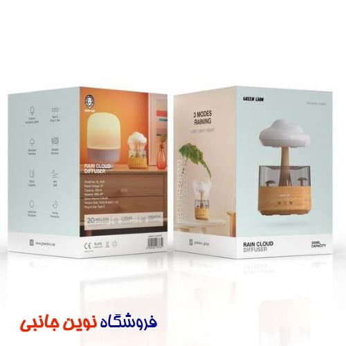 خوش بو کننده هوا گرین لاین مدل GNRACLODDIFWD حجم 300 میلی لیتر | Green Lion GNRACLODDIFWD Rain Cloud Diffuser perfume dispenser (تک/عمده) — تصویر ۷