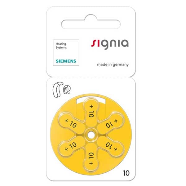 باتری سمعک زیمنس SIEMENS شماره 10