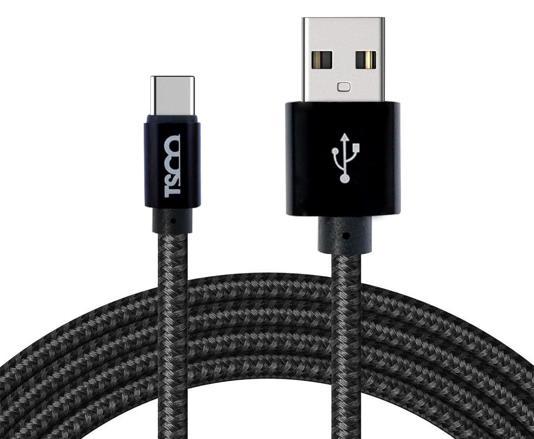 کابل شارژر USB به USB-C تسکو مدل TCC182 طول 1 متر