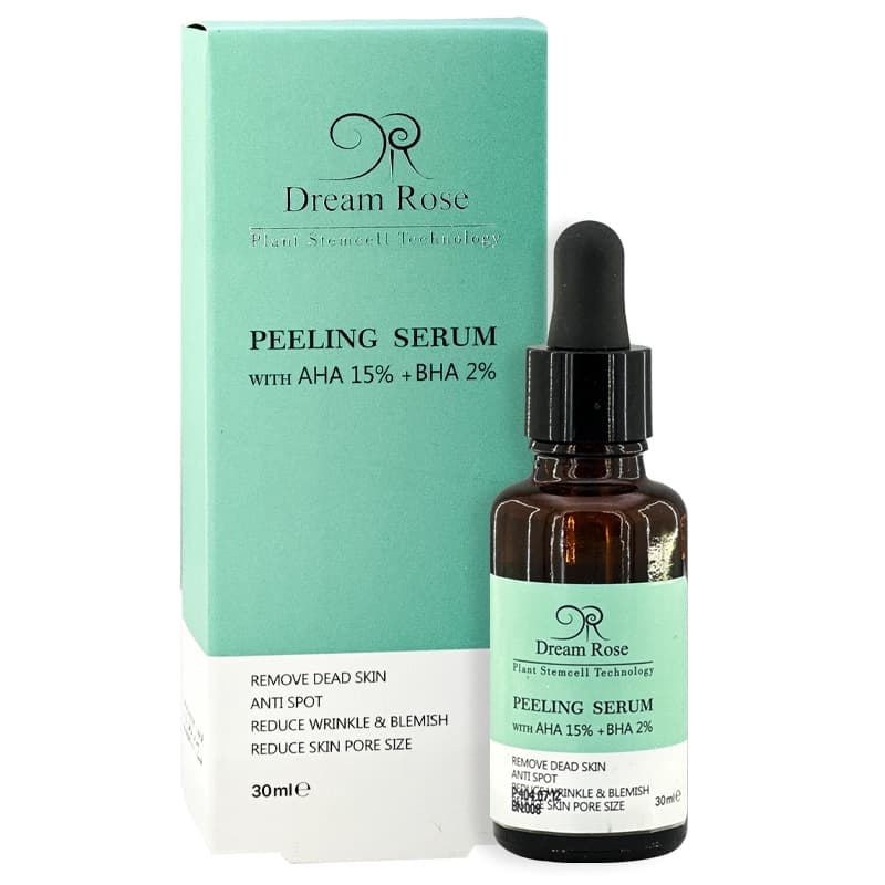 سرم لایه بردار AHA 15% و BHA2% دریم رز | داروخانه روشا — تصویر ۶