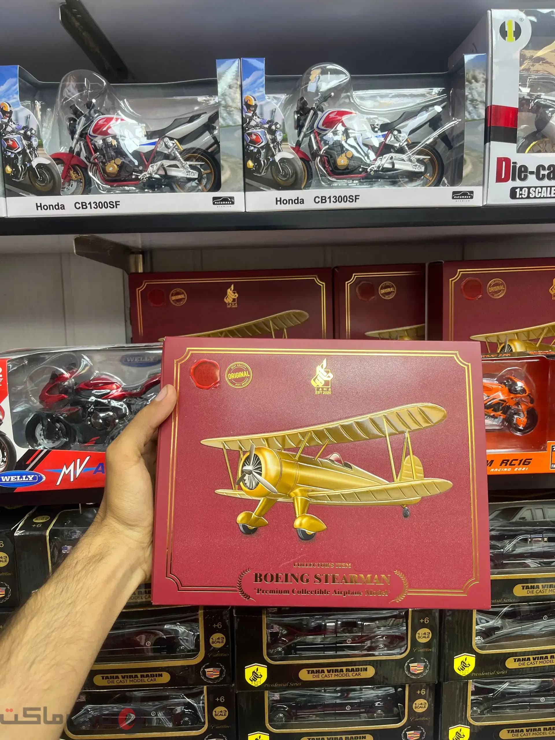 ماکت هواپیما بویینگ استیرمن (Boeing Stearman) برند طاهاتویز — تصویر ۷