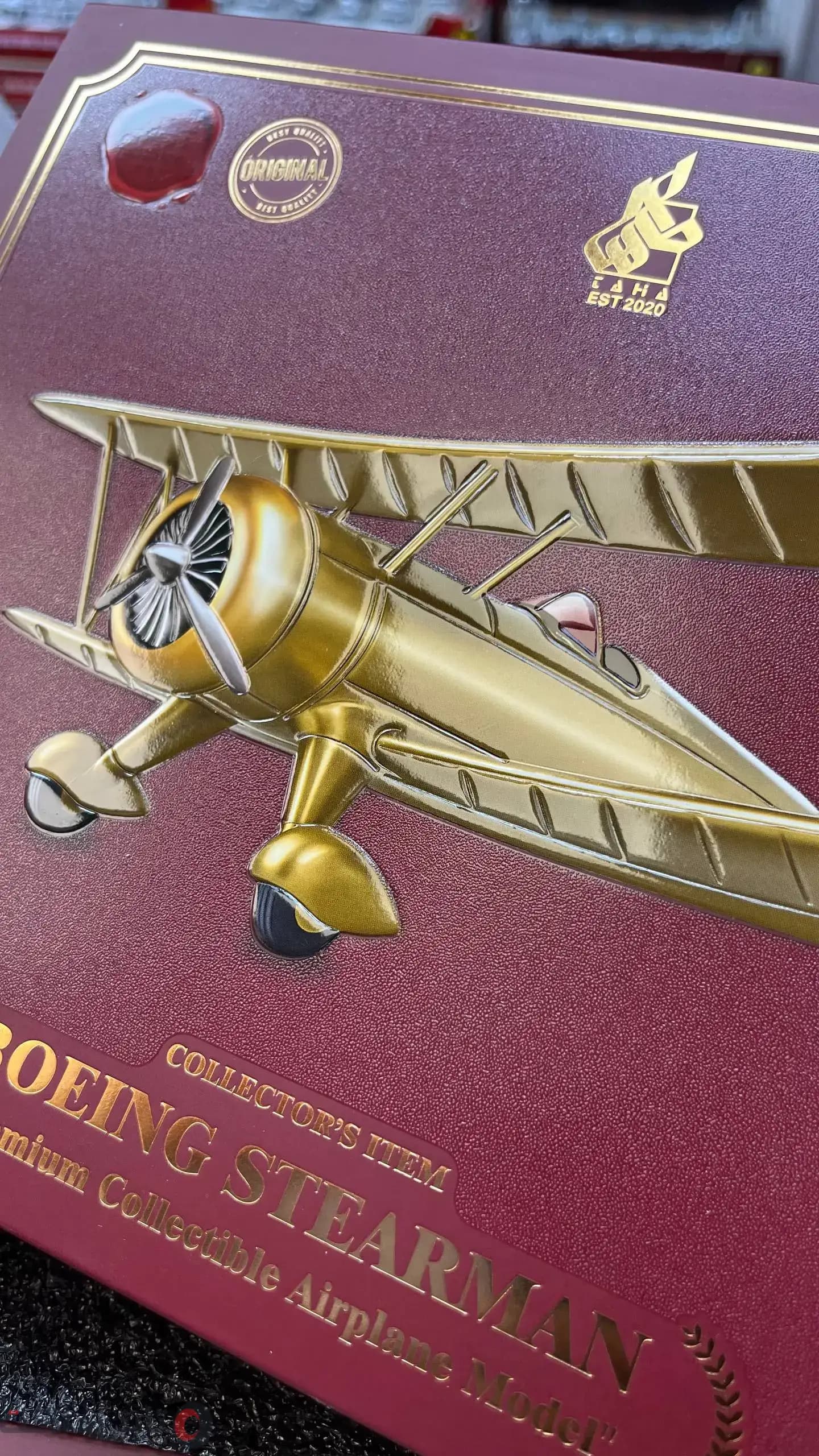 ماکت هواپیما بویینگ استیرمن (Boeing Stearman) برند طاهاتویز — تصویر ۳