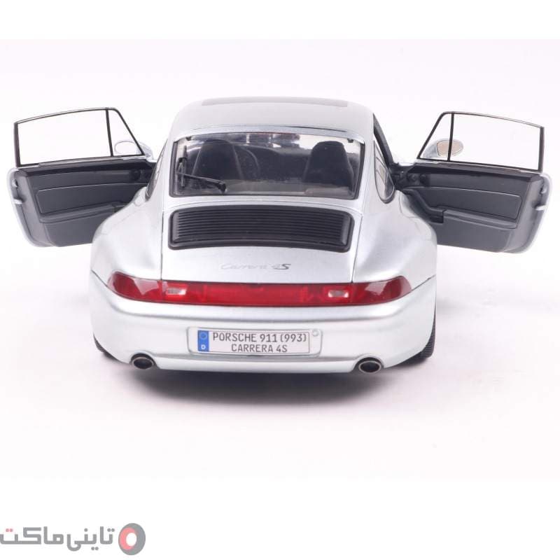 ماکت ماشین Porsche 911 (993) برند Solido نقره ای — تصویر ۱۲