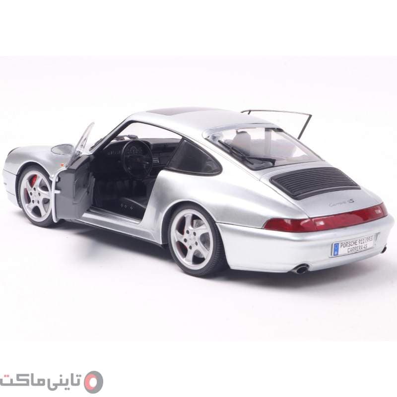 ماکت ماشین Porsche 911 (993) برند Solido نقره ای — تصویر ۶