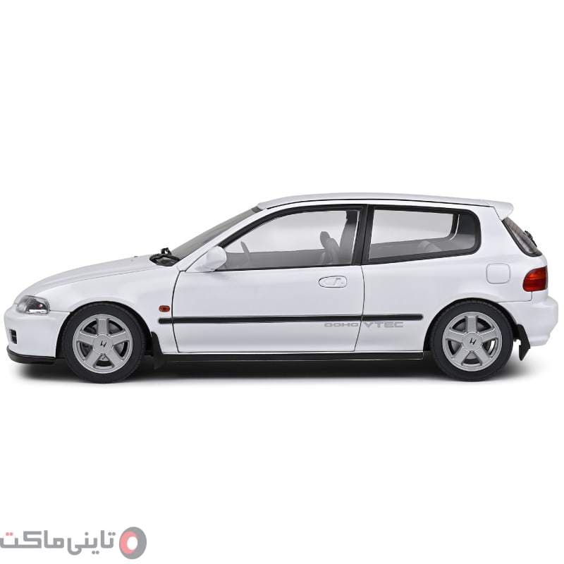 ماکت ماشین Honda Civic EG6 برند Solido زرد — تصویر ۱۲