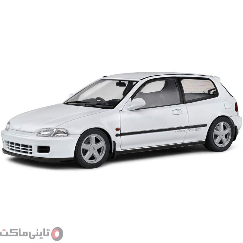 ماکت ماشین Honda Civic EG6 برند Solido زرد — تصویر ۸