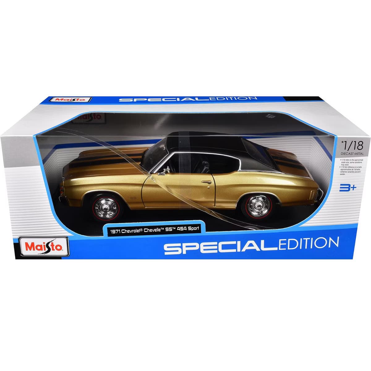 ماکت ماشین Chevrolet Chevelle SS 454 Sport Coupe 1971 برند Maisto — تصویر ۶