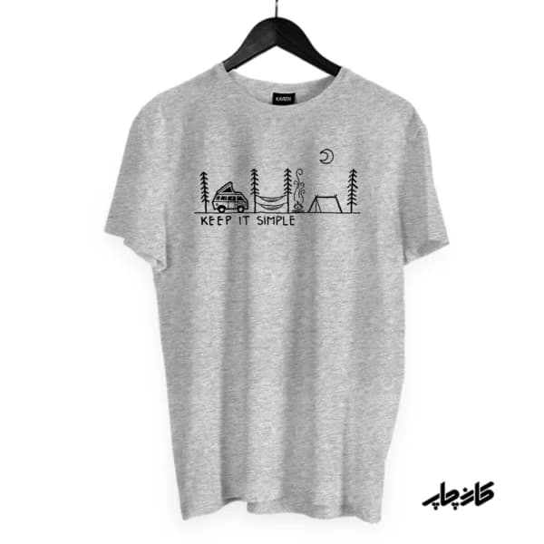 تیشرت کمپ ساده — تصویر ۳