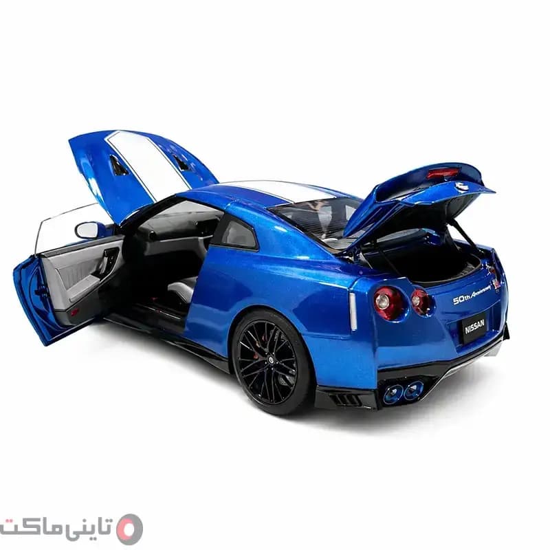 ماکت ماشین Nissan GT-R (R35) 50th Anniversary برند Motorhelix — تصویر ۶