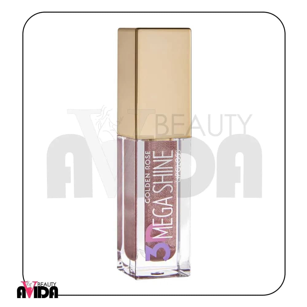 رژ لب مایع گلدن رز مدل 3D MEGA SHINE شماره 122 — تصویر ۱۰