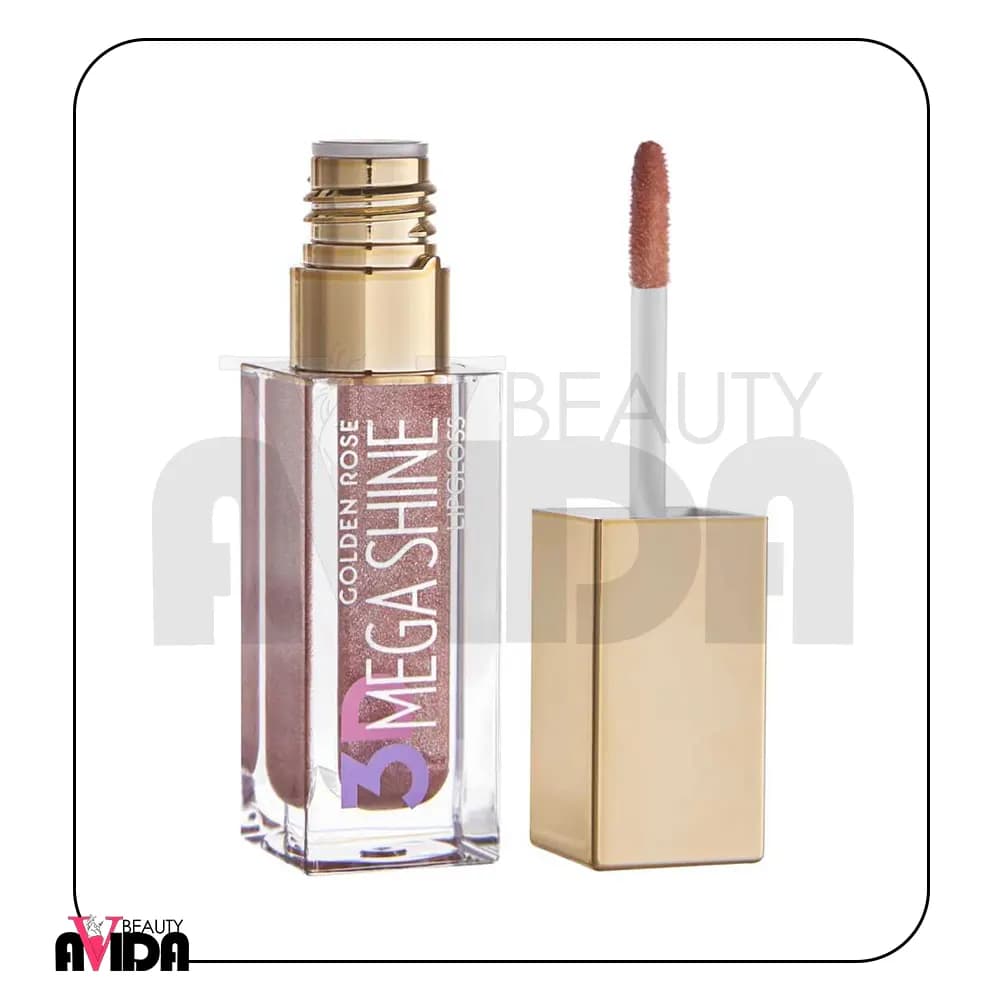 رژ لب مایع گلدن رز مدل 3D MEGA SHINE شماره 122 — تصویر ۱۱