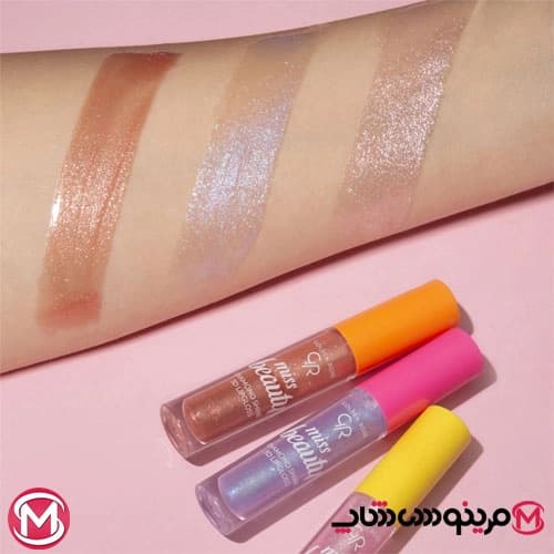 برق لب سه بعدی میس بیوتی Diamond Shine گلدن رز شماره 03 (Sunkissed) — تصویر ۶