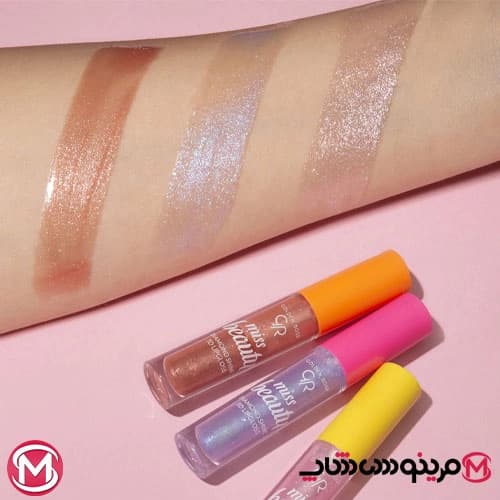 برق لب سه بعدی میس بیوتی Diamond Shine گلدن رز شماره 02 (Mystic) — تصویر ۶