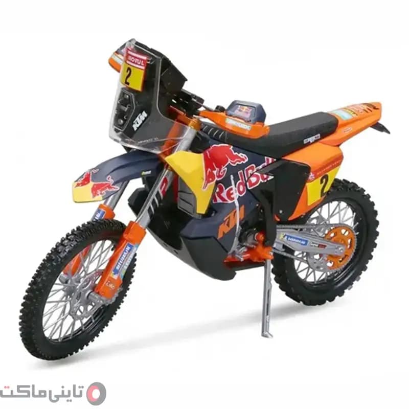 ماکت موتور KTM RedBull Rally برند Maisto — تصویر ۲