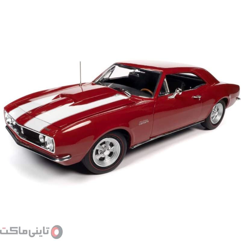 ماکت ماشین Chevrolet Camaro Z/28 Hardtop Nickey Mcach 1967 برند Auto World — تصویر ۲