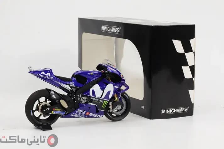 ماکت موتور 2018 Yamaha yzr-m1 Movistar برند Minichamps — تصویر ۱۱